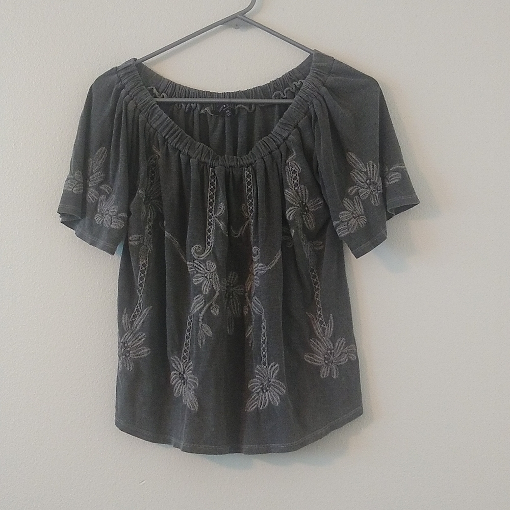 Lucky Brand Scoop Neck T-shirt